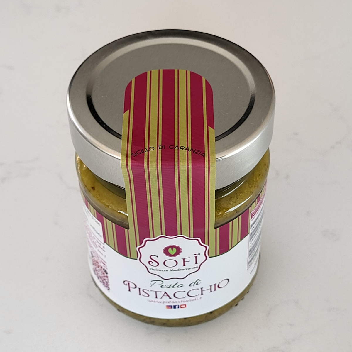 Pesto di Pistachio front