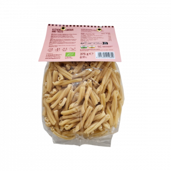 Barbagallo Casarecce ancient grain pasta rear Barbagallo Casarecce ancient grain pasta rear